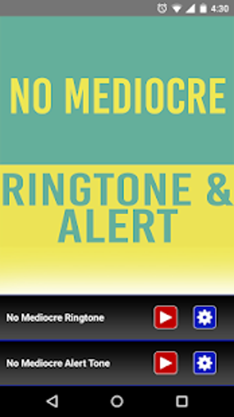 Imagen 1 para No Mediocre Ringtone and …