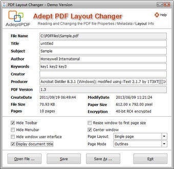 Imagen 0 para Adept PDF Layout Changer