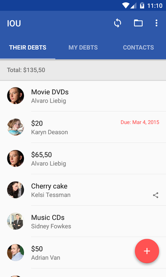 Image 1 for IOU Pro - debt manager