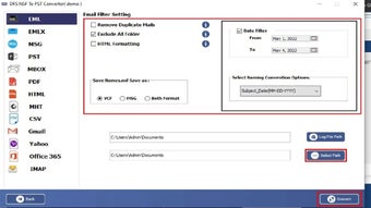 Image 0 for MigrateEmails NSF to PST …