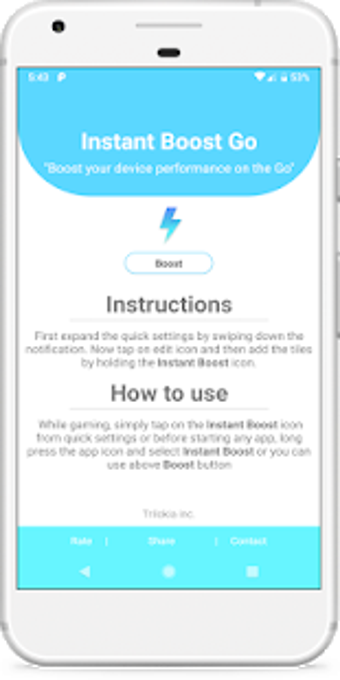 Imagen 0 para Instant Boost GO