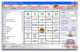 Image 0 for Christmas Bingo Maker