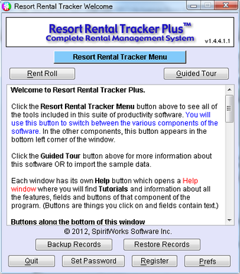 Image 0 for Resort Rental Tracker Plu…