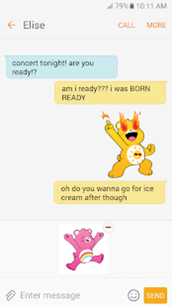 Imagen 2 para Care Bears Sticker Share