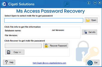 Image 0 for Cigati Access Password Re…