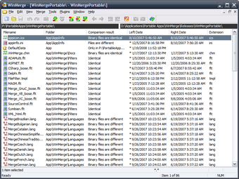 Imagen 0 para WinMerge Portable