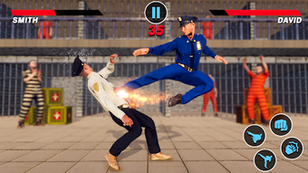 Image 2 for Police Ring Fighting: Wre…