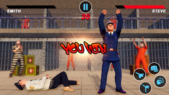 Image 1 for Police Ring Fighting: Wre…