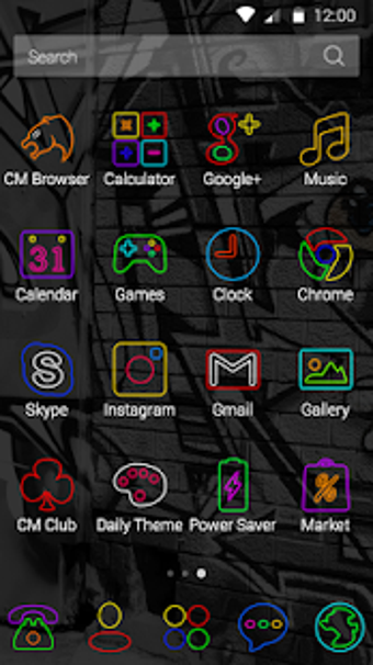 Image 3 for Neon Color Mix Theme