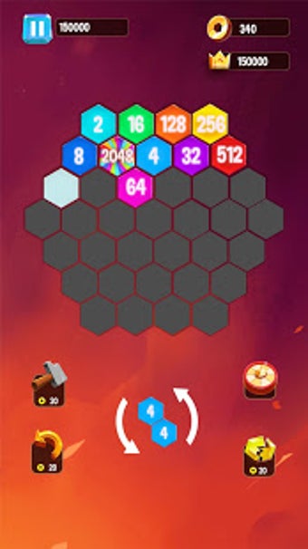 Image 0 for 2048 Hexagon - Puzzle gam…