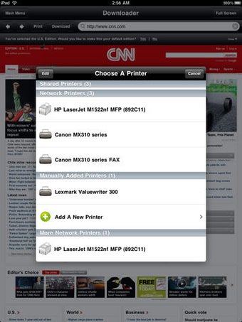 Image 0 for Printing for iPad Printer…