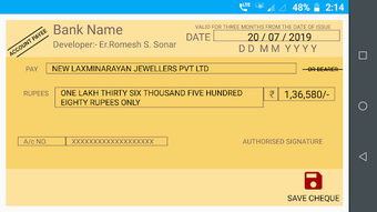 Image 3 for Cheque Writer
