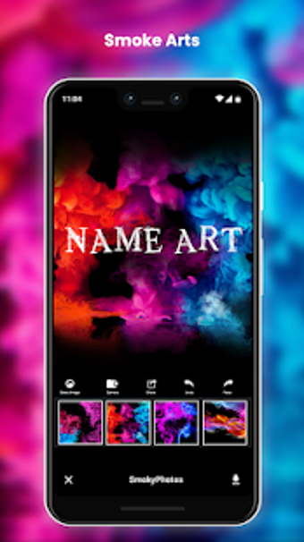 Image 3 for Name Art: Smoke Effect on…