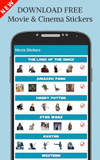 Image 1 for Movie Stickers For WhatsA…