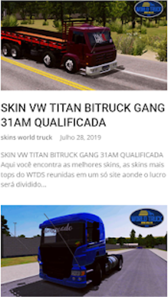 Image 1 for Skins World Truck Driving…