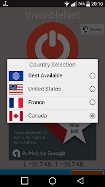 Imagen 1 para Invisible NET Free VPN - …