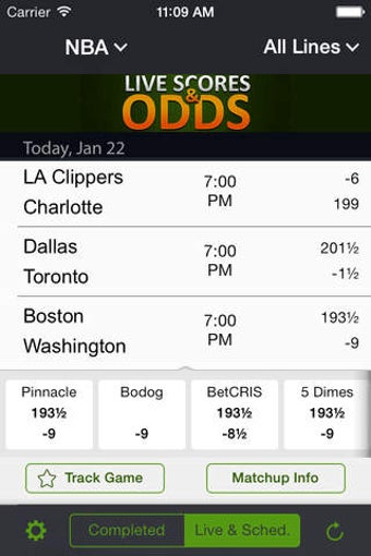 Image 0 for Live Scores and Odds