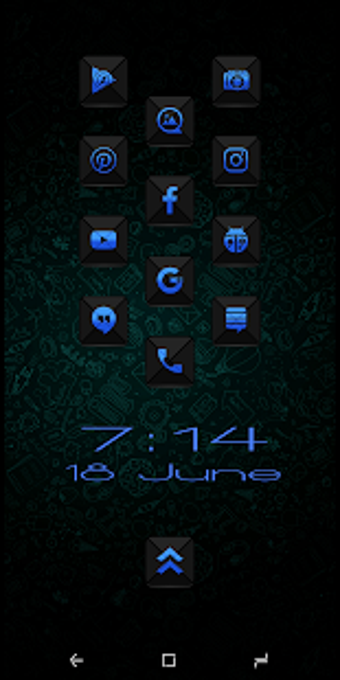 Image 2 for Azer Blue Dark Icon Pack