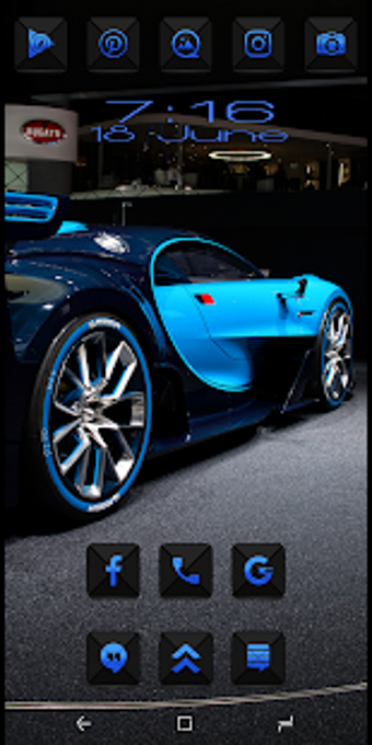 Image 1 for Azer Blue Dark Icon Pack