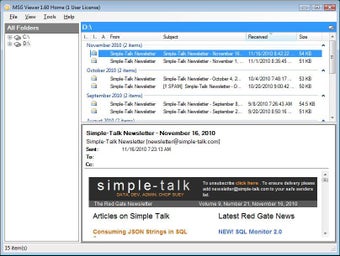 Image 0 for MSG Viewer