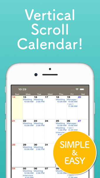Imagen 0 para Monthly Calendar Moca