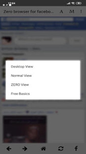 Image 0 for Zero browser For Facebook