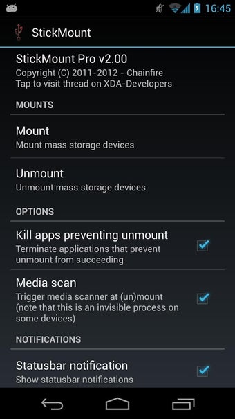 Imagen 0 para [root] StickMount Pro