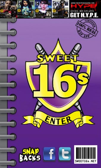 Image 1 for Sweet 16s songwriting app