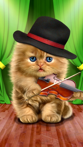 Imagen 2 para Talking baby cat.