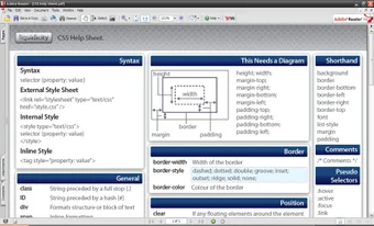 Image 0 for CSS Help Sheet