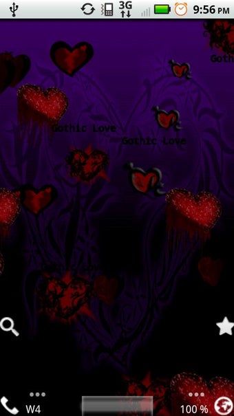 Image 1 for Goth Hearts Live Wallpape…