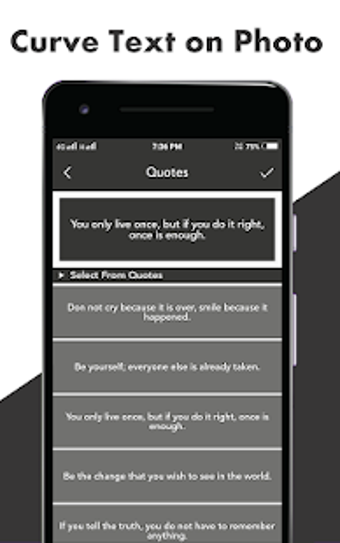 Imagen 3 para Curve Text - Swipe to Typ…