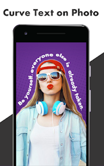 Imagen 0 para Curve Text - Swipe to Typ…