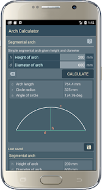 Imagen 3 para Brick Arch Calculator (Vo…