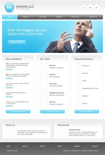 Image 0 for Free Business Website Tem…
