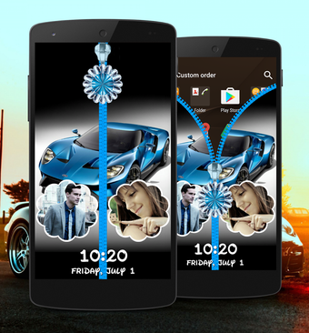 Image 2 for Cars Zipper Lock Screen