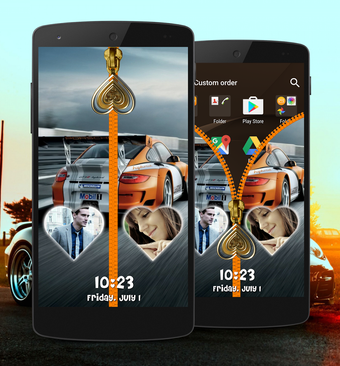 Image 1 for Cars Zipper Lock Screen