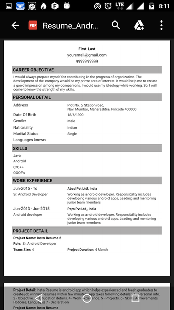 Imagen 3 para Resume PDF Maker / CV Bui…
