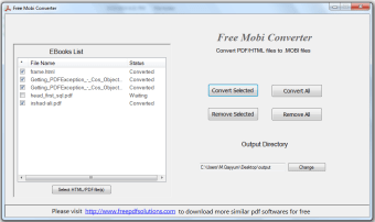 Image 0 for Free Mobi Converter