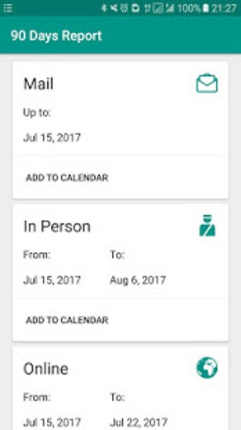 Image 3 for 90 Days Report Calculator