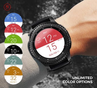 Image 0 for Two Sides Flat Watch Face