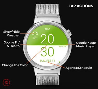 Image 3 for Two Sides Flat Watch Face