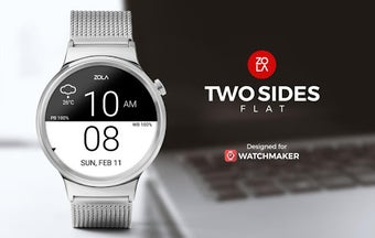Image 1 for Two Sides Flat Watch Face