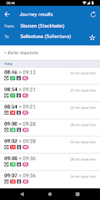Imagen 2 para SL:Journey planner and ti…