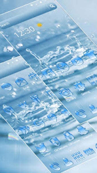 Imagen 3 para Water Drop Rain Theme