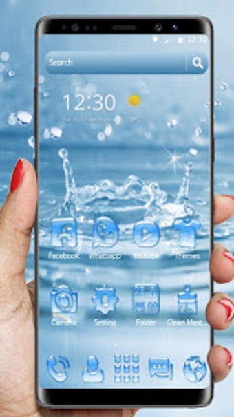 Imagen 1 para Water Drop Rain Theme