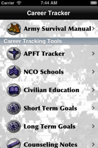 Imagen 0 para Soldier Career Tracker