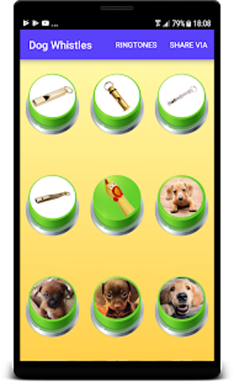 Image 0 for Dog Whistle Sound Buttons…