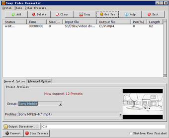 Image 0 for Sony Video Converter