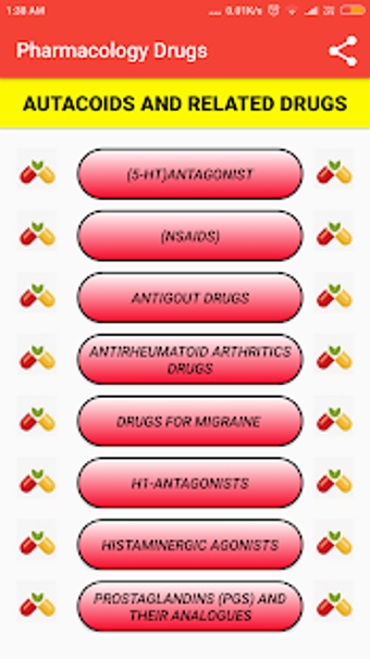 Image 0 for Pharmacology Drug classif…